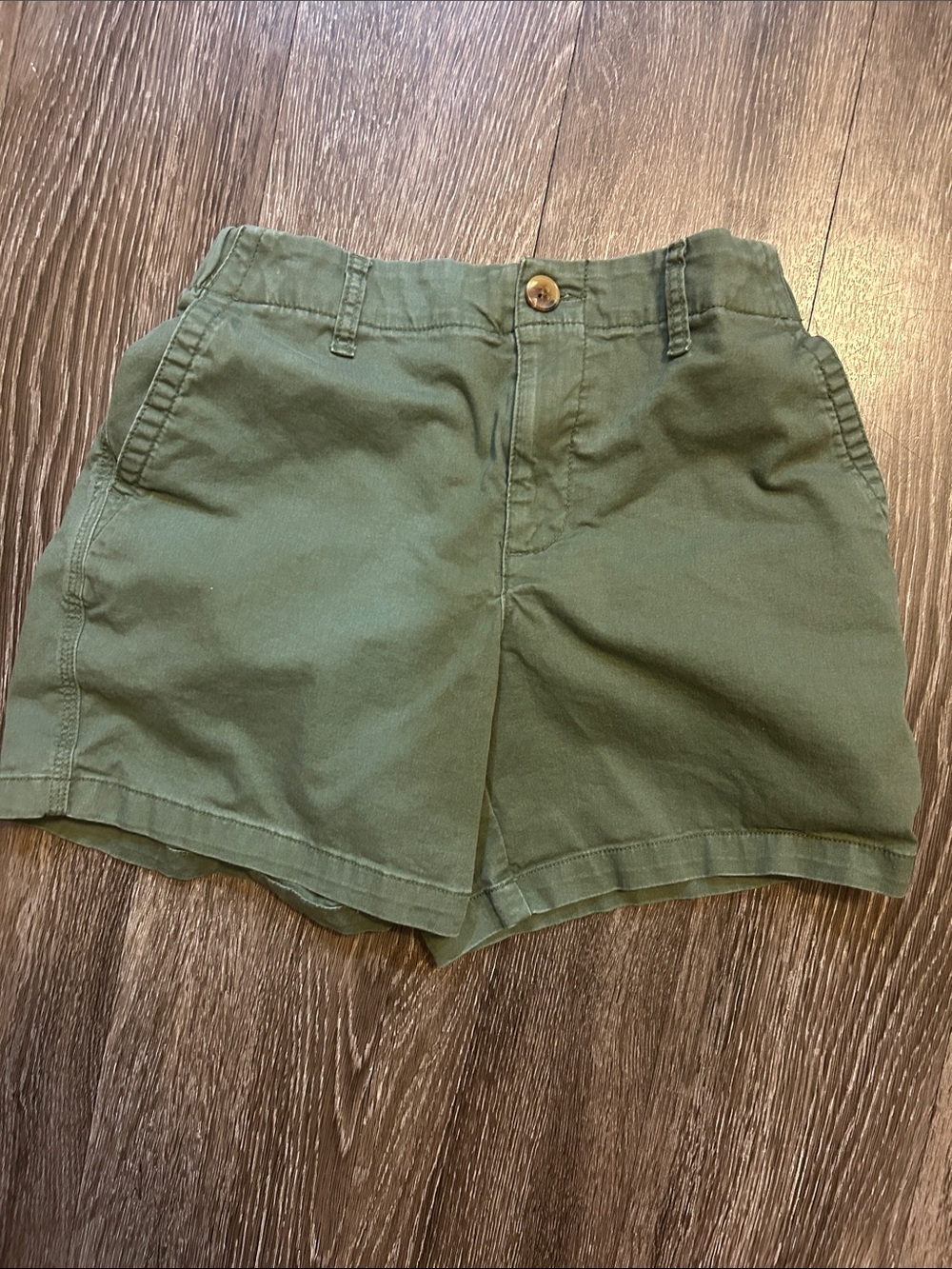 Old Navy Everyday Shorts XS Olive Green Stretch Cotton Chino Casual
